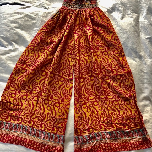 Palazzo pants made in India. One size.  Fits S-L. - Picture 1 of 1